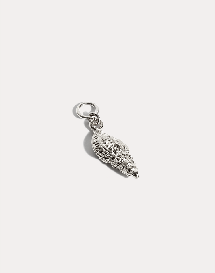 Shelly Earring Charm in Silver
